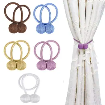 4pcs Strong Magnetic Curtain Tiebacks Premium Strong Drape Ties