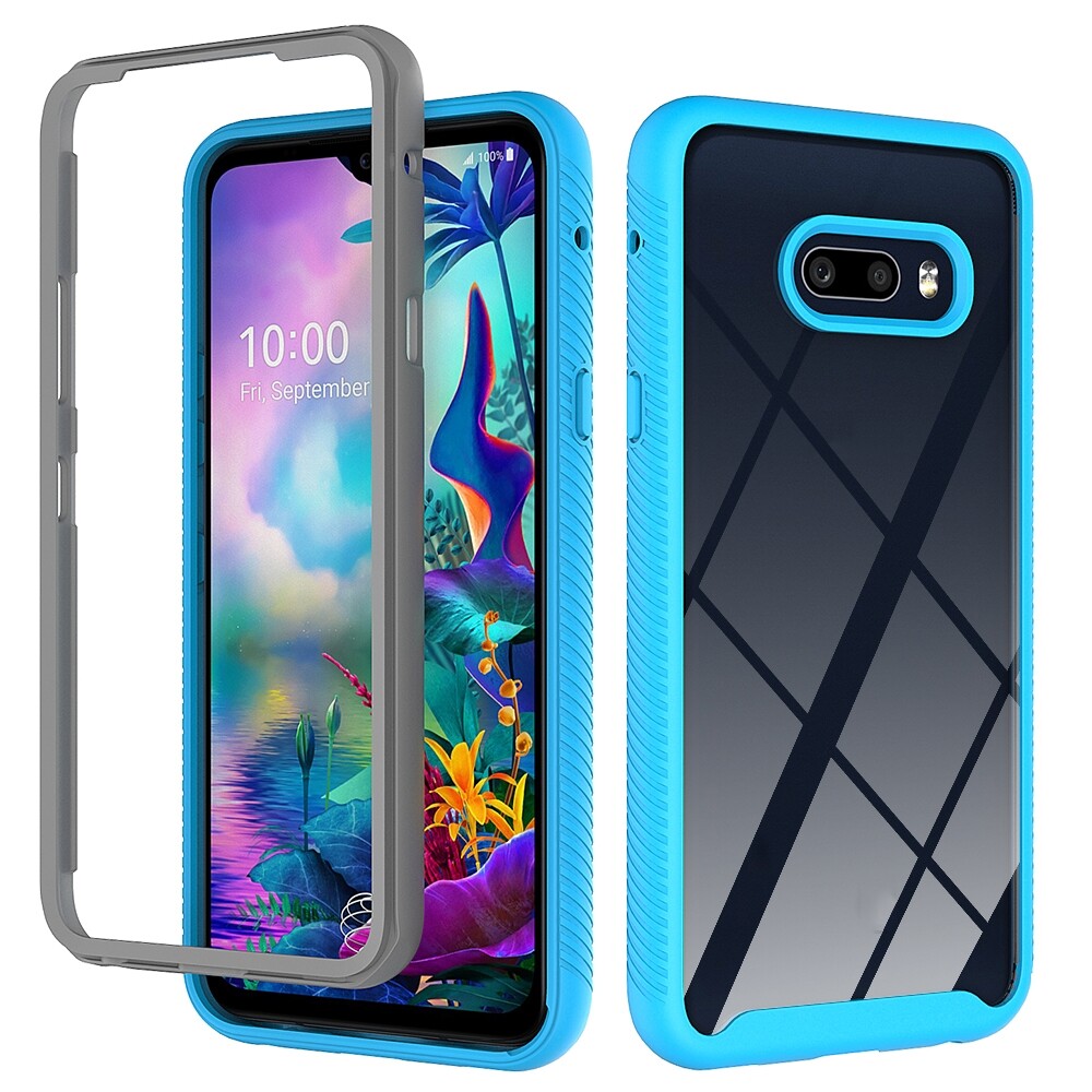 For LG V50S ThinQ 5G / G8X ThinQ Starry Sky Solid Color Series Shockproof PC + TPU Protective Case