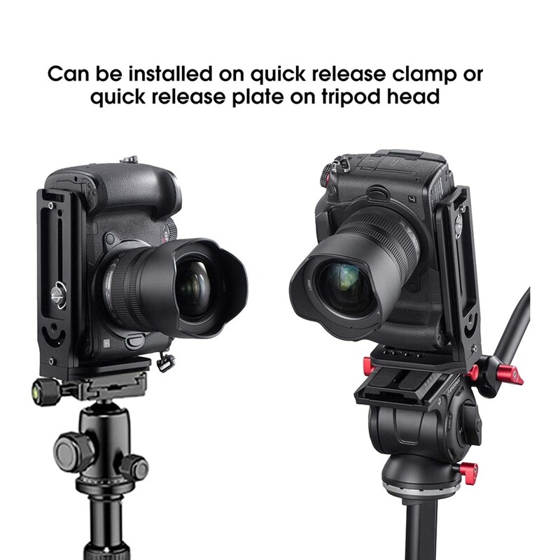 DSLR Camera L Bracket Vertical Horizontal Switching Tripod Quick Release Plate for Canon Nikon Stabilizer Tripod Monopod