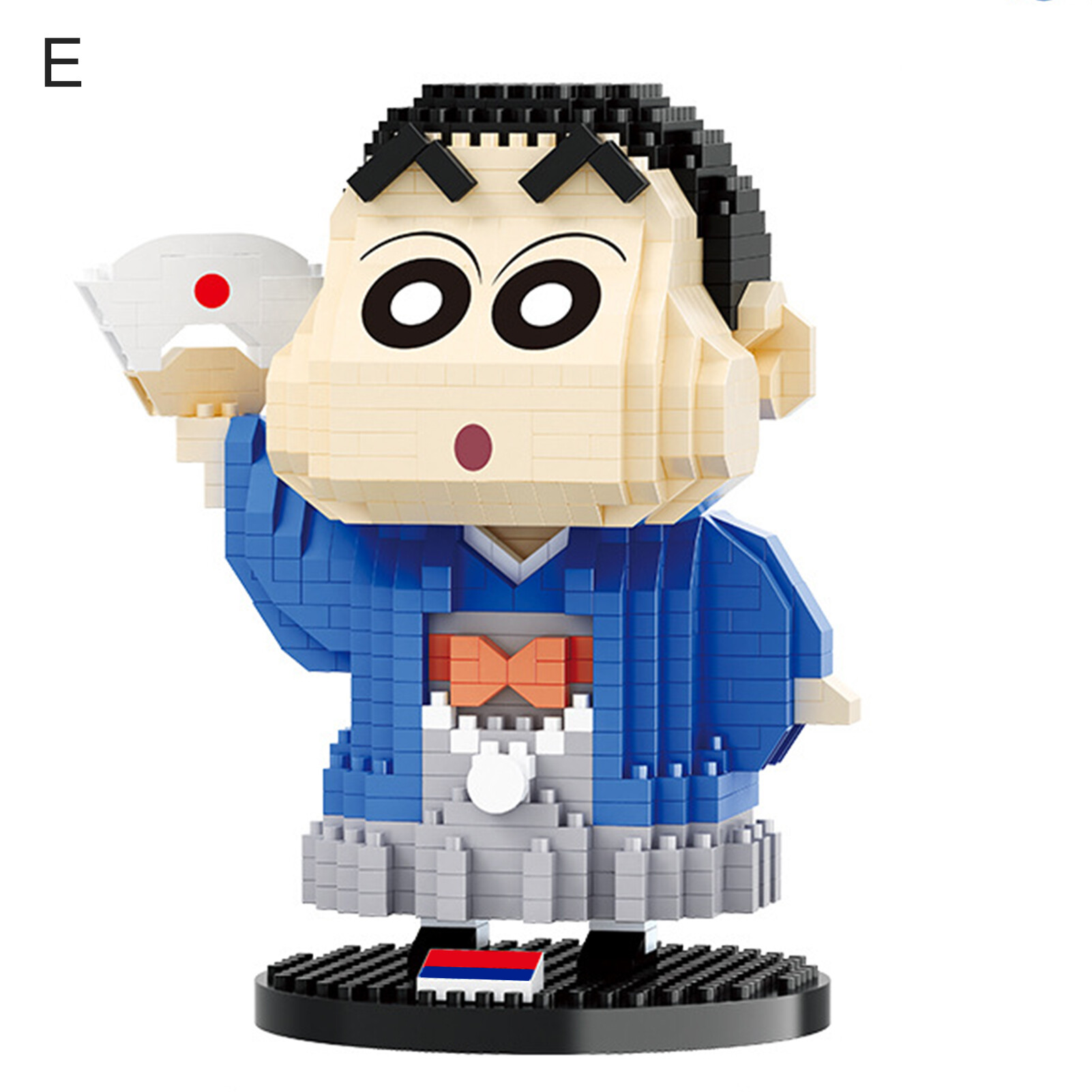 1Set Building Bricks Cartoon Logic Thinking Training Exquisite Anime Crayon Shin Chan Building Blocks for Children