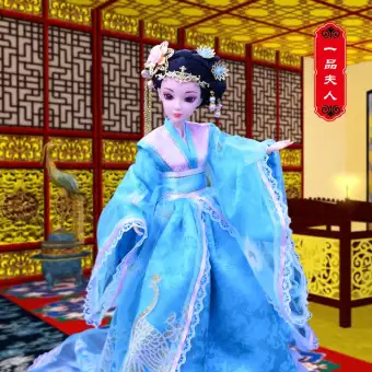 Ancient Style Dolls To Support The Queen S Long Hair Princess