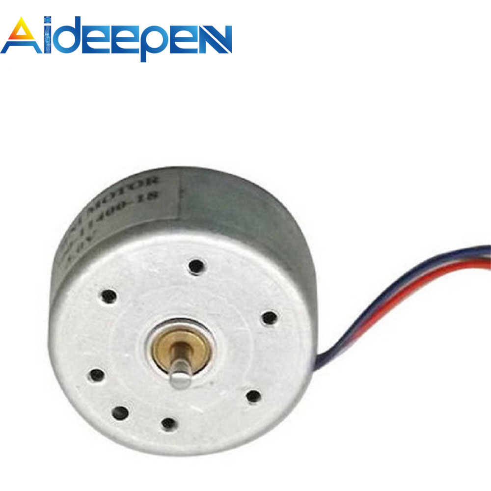 Aideepen official 1.5v-9v dc hobby toys motor type 300 dc motor for solar panel perfect