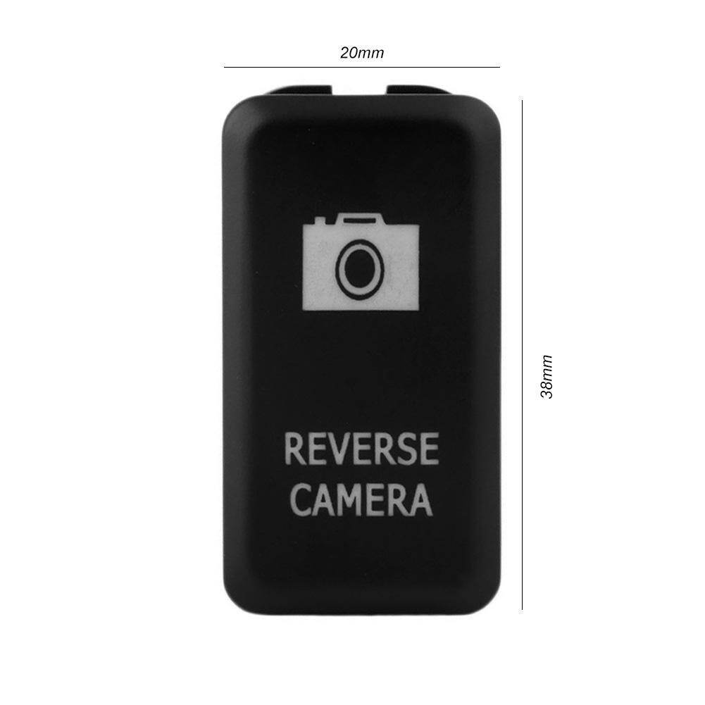 Car Reverse Camera Push Button Switch w/ Blue LED Indicator for Toyota
