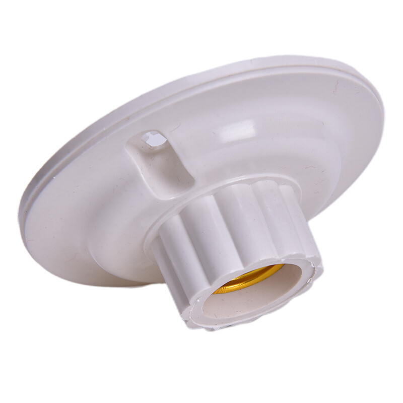 [TM Store]💖[HOT SALE]🎈🎈 E27 LED Light Bulb Holder Round Socket E27 Base Hanging Lamp Socket Screw Base