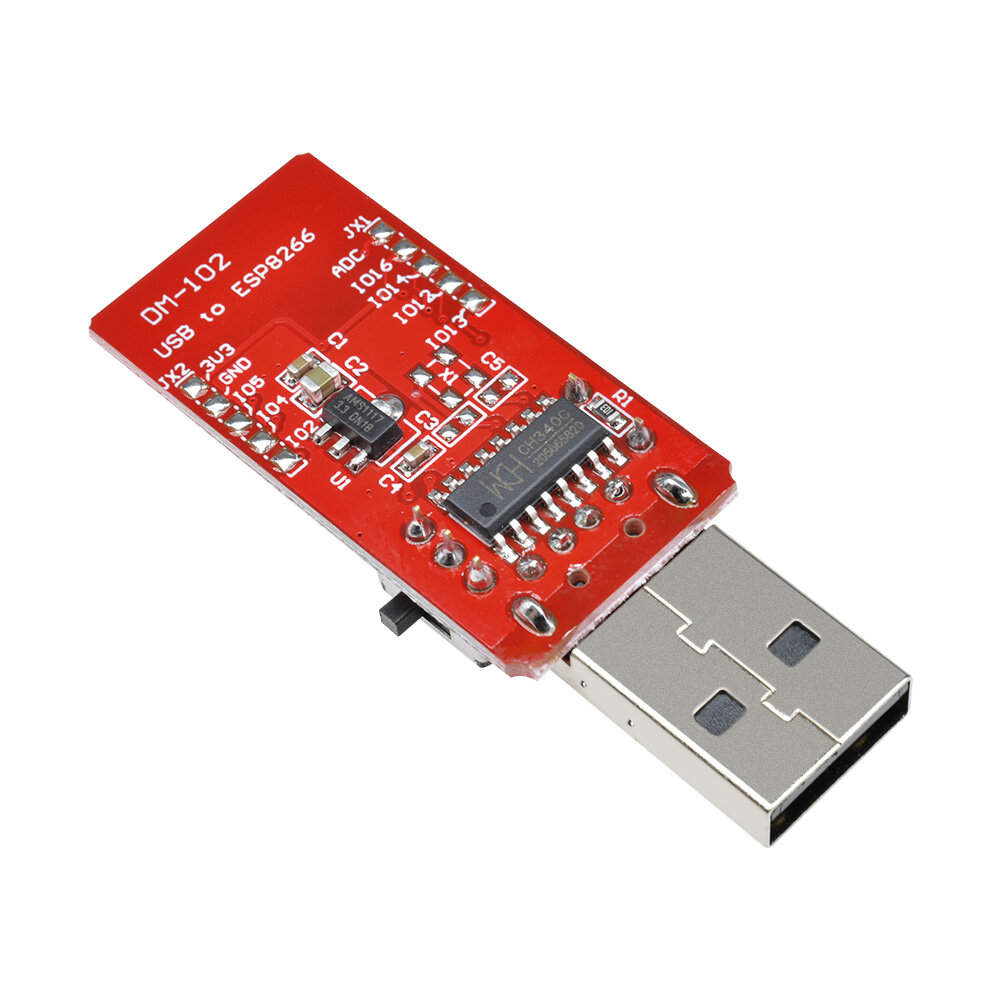 ESP07 ESP-07 Serial CH340G USB to ESP8266 Wireless WiFi Adapter Transceiver Module UART Adapter for Arduino