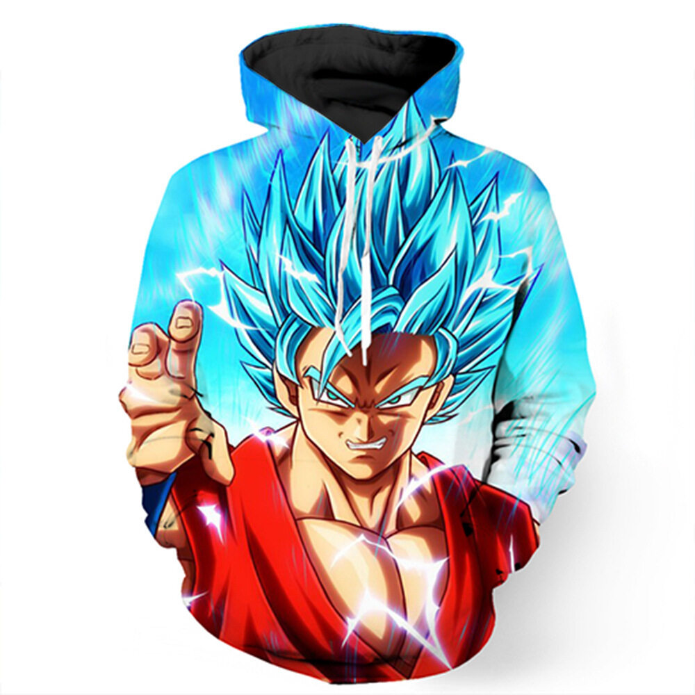 Blusa Jaqueta 3D Anime Dragon Ball Z Majin Boo Kid Touca