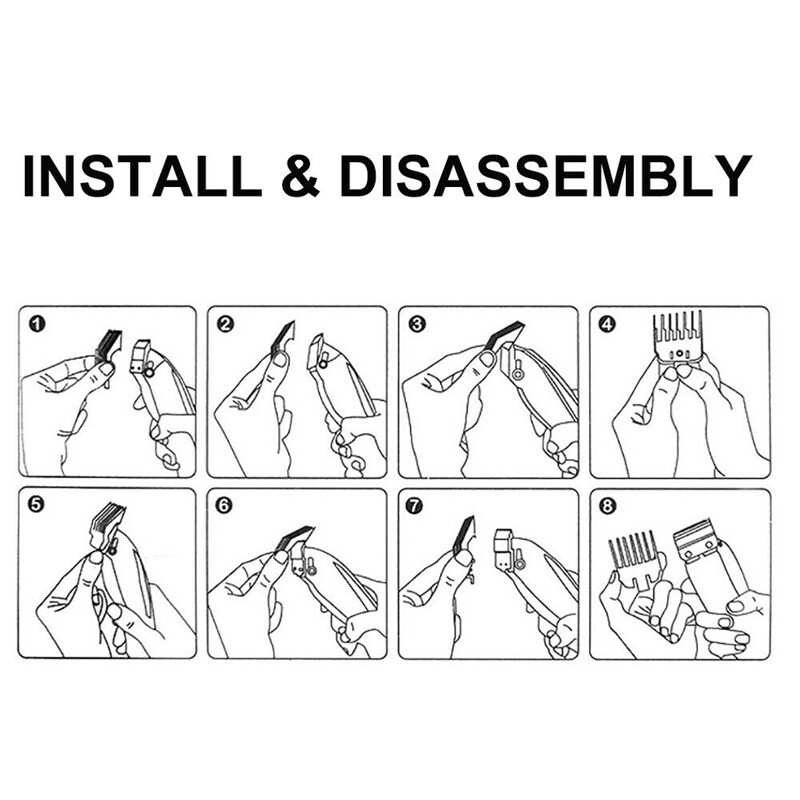 disassembly guide for the wahl trimmer