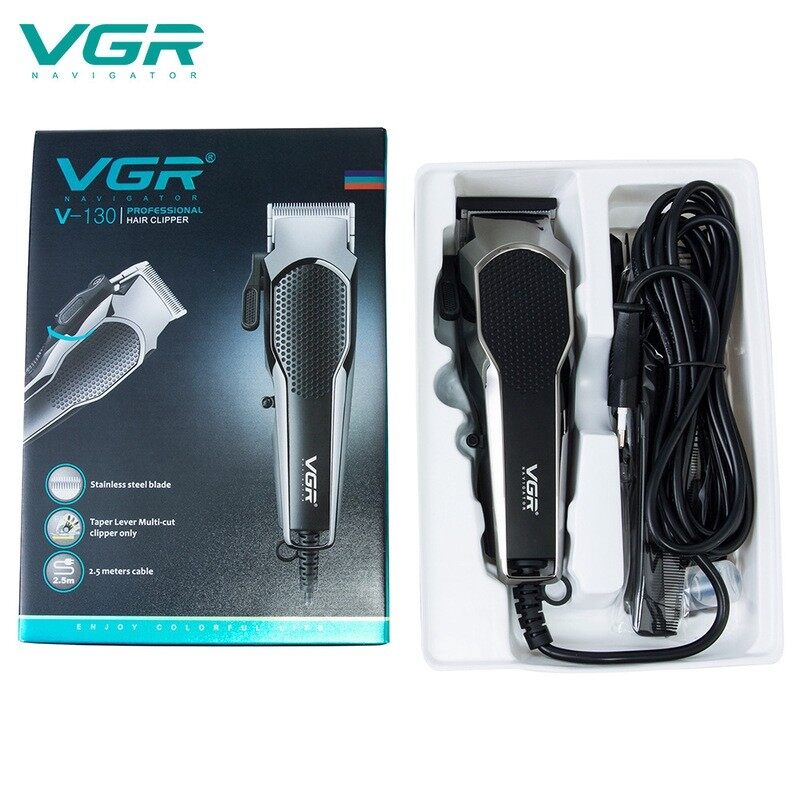 VGR Original V-130 elektrisk trådtrimmer Clipper Hårklippare Gunting Potong Rambut Mesin_voghion.com