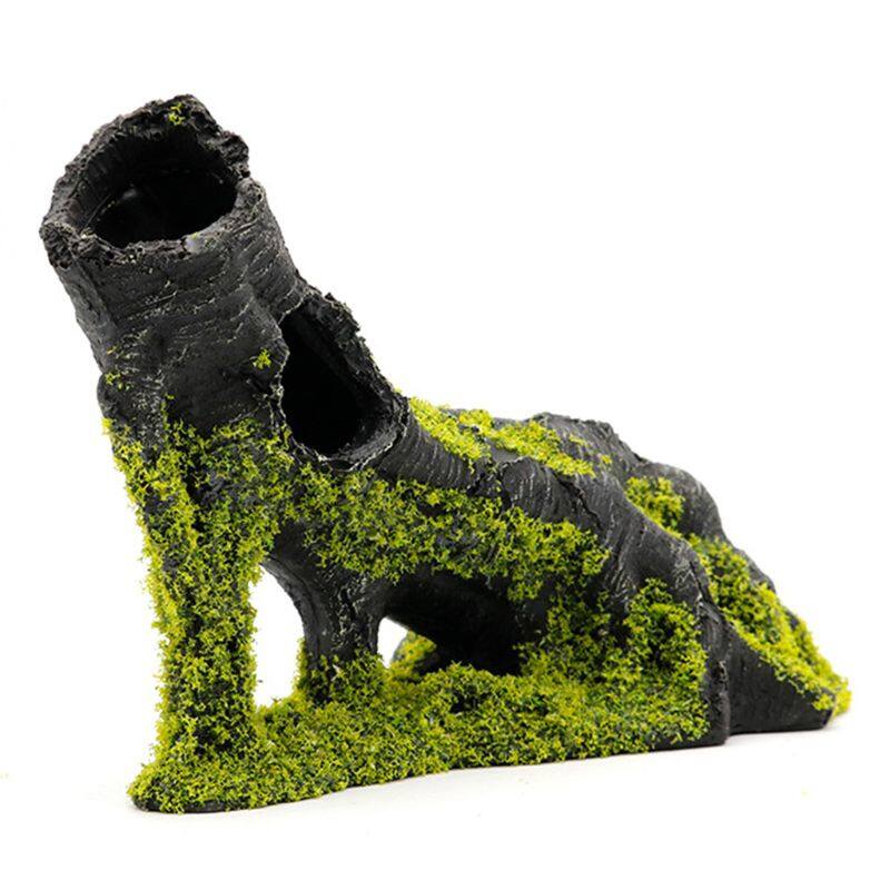 Moss Roots Aquarium Fish Tank Landscaping Decoration Vintage Home Resin Hideaway Shrimp Breeding Hiding Cave Shelter
