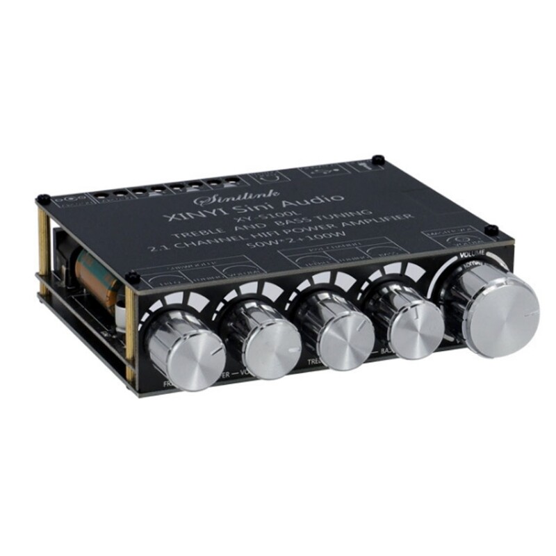 XY-S100L 2.1 Channel Adjustable Bluetooth-compatible Digital Power Amplifier Module Electronics with Treble and Bass