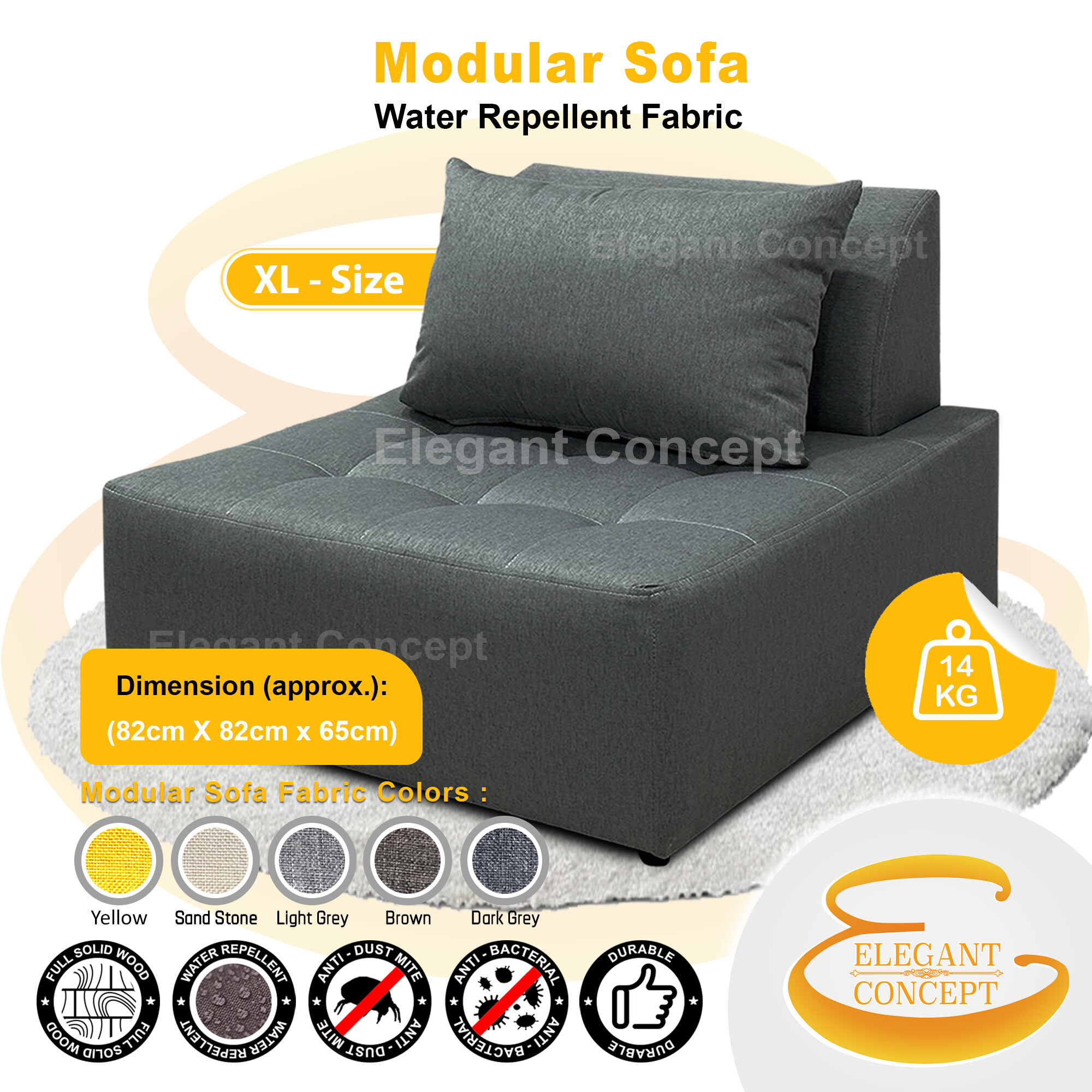 (Free Delivery) Modular Sofa / Tofu Sofa : Tatami Design Water ...