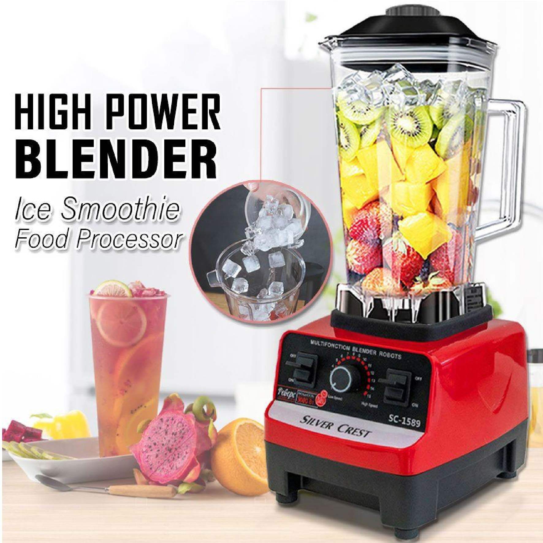 READY STOCK LEMON Heavy Duty Blender Pengisar 2L Mixer Juicer High ...