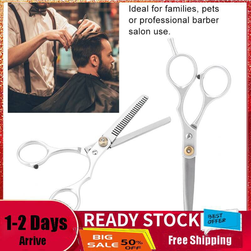 3 in 1 Stainless Steel Hair Cutting Scissors Professional Hair Shears Hair Thining for Hairdressing Haircut Scissors Barber Tools Hair Cut Set tools hair cutting tool Barber set barber gunting rambut set 3 in 1 Stainless Steel Hair Cutting Scissors Professional Hair Shears Hair Thining for Hairdressing Haircut Scissors Barber Tools Hair Cut Set tools hair cutting tool Barber set barber gunting rambut set