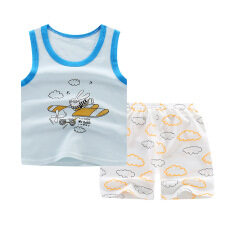Mùa Hè Mới Bé Trai Quần Áo Trẻ Em Ngắn Tay Áo T-shirt Tops Quần Set Trẻ Sơ Sinh Toddler Trai Trang Phục Quần Áo