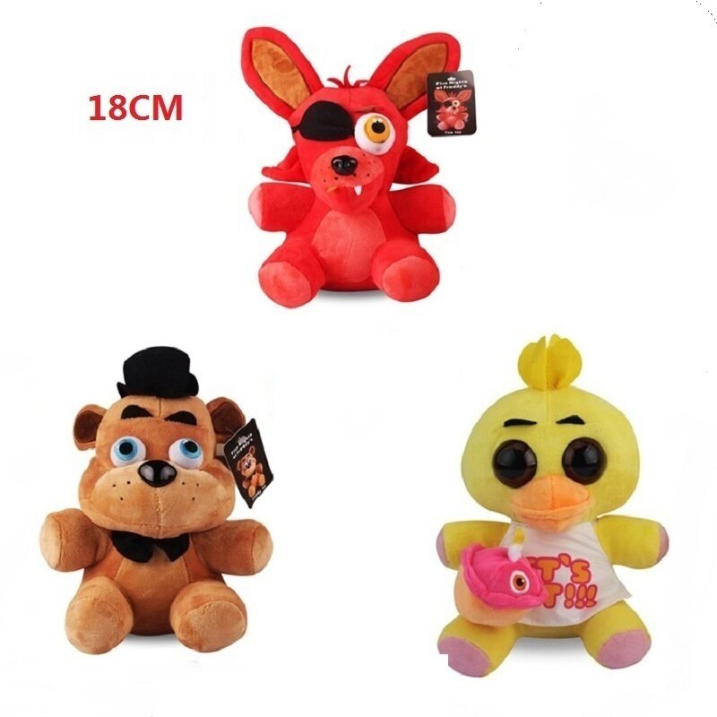 18cm FNAF Five Nights at Freddy's Plushie Toy Plush Bear Foxy