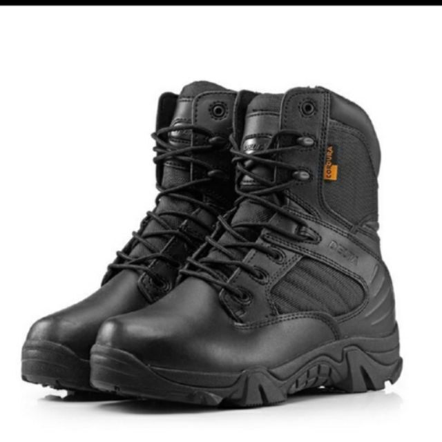DELTA TACTICAL BOOTS KASUT OPERASI FULL LEATHER Lazada