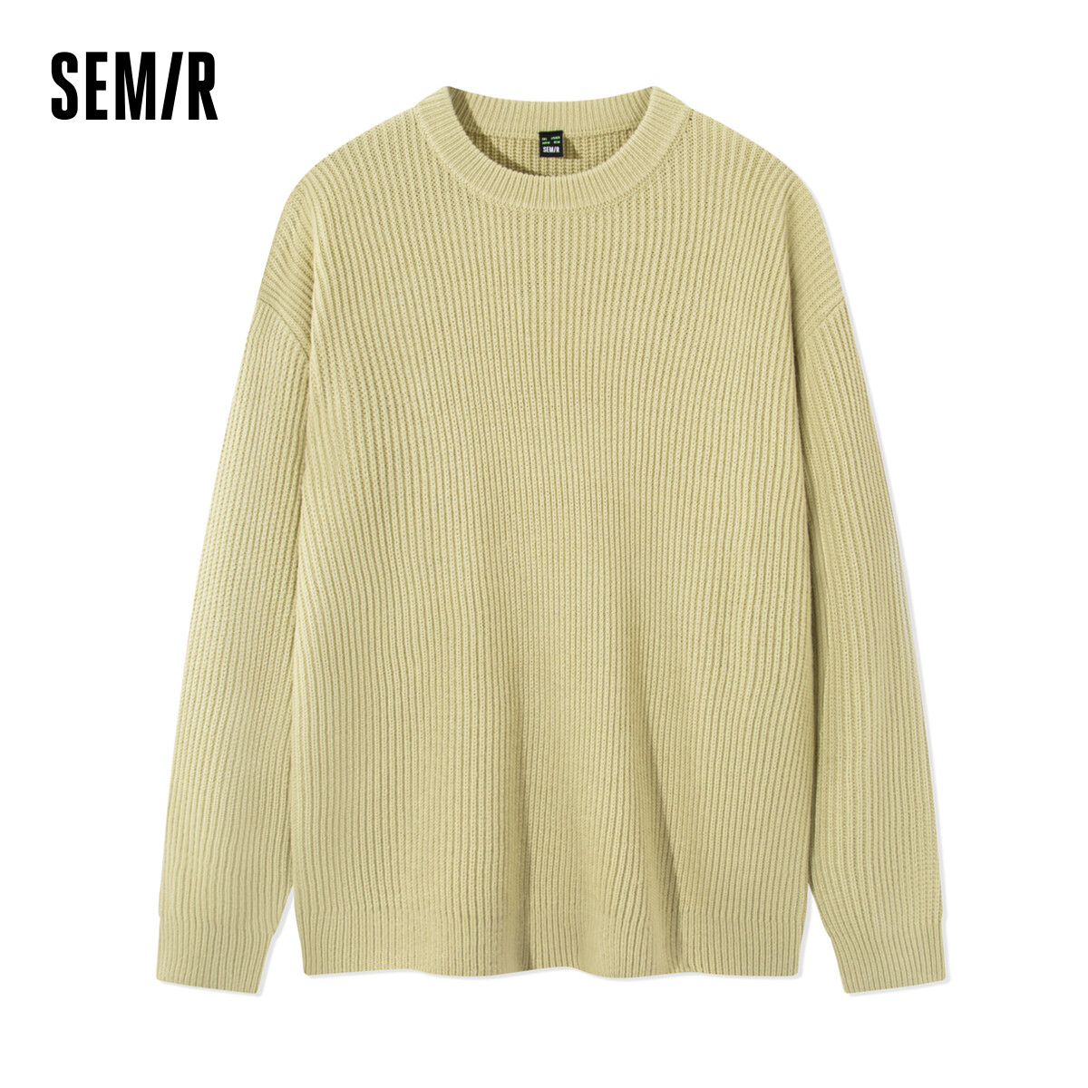 Semir Sweater Men 2022 Winter New Simple Fashion Japanese Lazy Casual Commuter Literary Knit Sweater Top