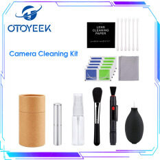 OTOYEEK Camera Cleaning Set Lens Cleaners Digital Camera Cleaning Kit Lens Cleaning Kit with Cleaning Cloth Cleaning Pen Lens Brush Air Blower Cleaning Set for DSLR Cameras and Sensitive Electronics