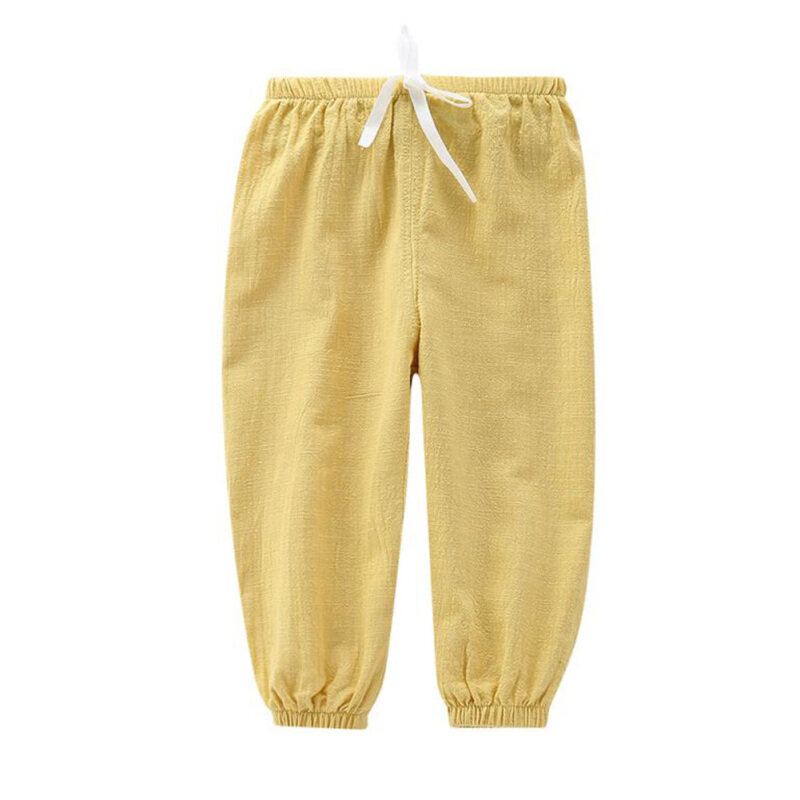 Quần Cotton Mỏng Chống Muỗi Cho Trẻ Em, Quần Mùa Hè
