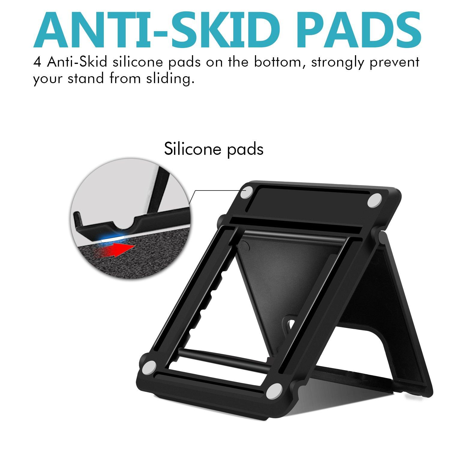 VAORLO FoldStand Giá Đỡ Điện Thoại Di Động Có Thể Gập Lại Bàn Giá Đỡ Điện Thoại & Giá Đỡ Máy Tính Bảng