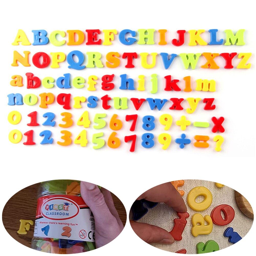 Bảng Chữ Cái Từ Tính Chữ Cái Và Số Cho Trẻ Mới Biết Đi Nam Châm ABC 123 Tủ Lạnh 78 Chiếc