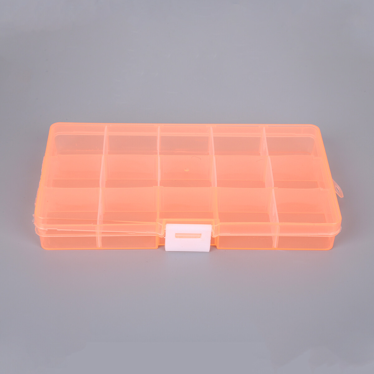 Plastic Storage Box 15 Slots Adjustable Packaging Transparent Tool Case Craft Organizer Box Jewelry Accessoriesr For Beads Earring Storage