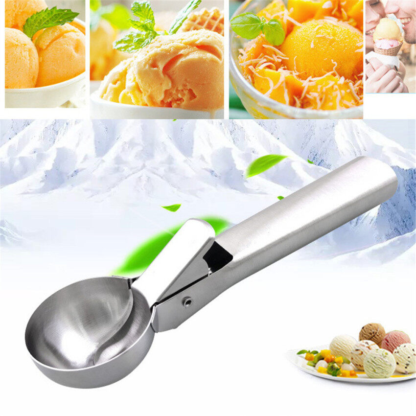 Stainless steel ice cream spoon ice cream scooper fruit scooper non-stick ice cream spoon ice cream spoon