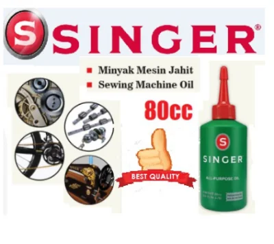 Singer All Purpose Sewing Machine Oil 80cc / Minyak Mesin Jahit