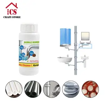 C S Powerful Sink And Drain Cleaner Hair Grease Clog Remover