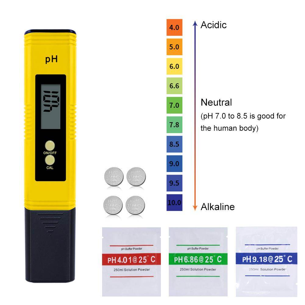 yieryi Digital 1pcs pH Meter + 1pcs TDS/EC Meter Temperature Conductivity Analyzer with backlight