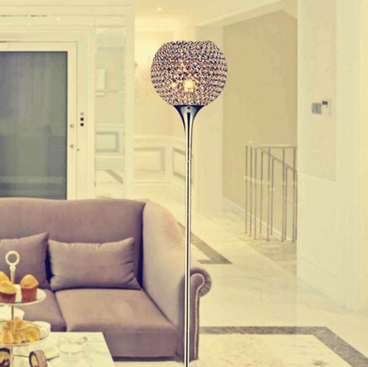 crystal ball floor lamps