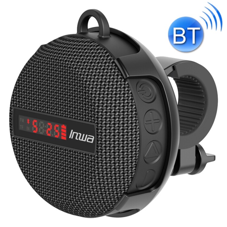 BT368 LED Digital Display Outdoor Portable IPX65 Waterproof Bluetooth Speaker