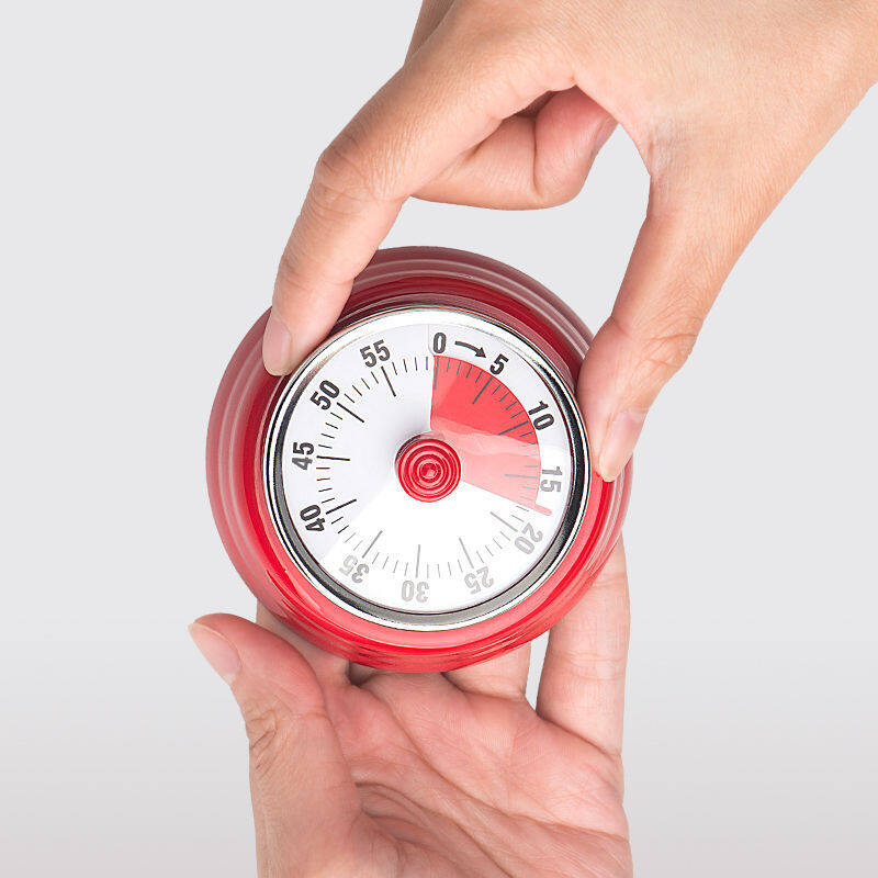 KIZ336 Kitchen timer reminder mechanical timer students do problems time management alarm clock home electronic countdown