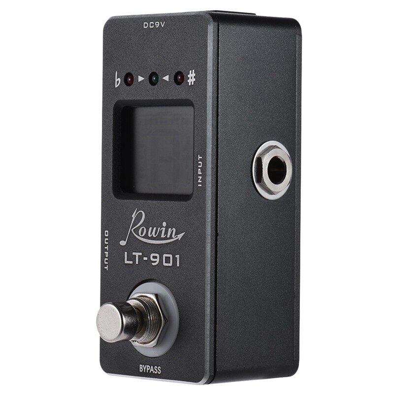 Rowin Lt-901 Guitar Tuner Effect Pedal Mini Chromatic True Bypass Lcd Display Digital Pedal Guitar Parts Accessories Malaysia