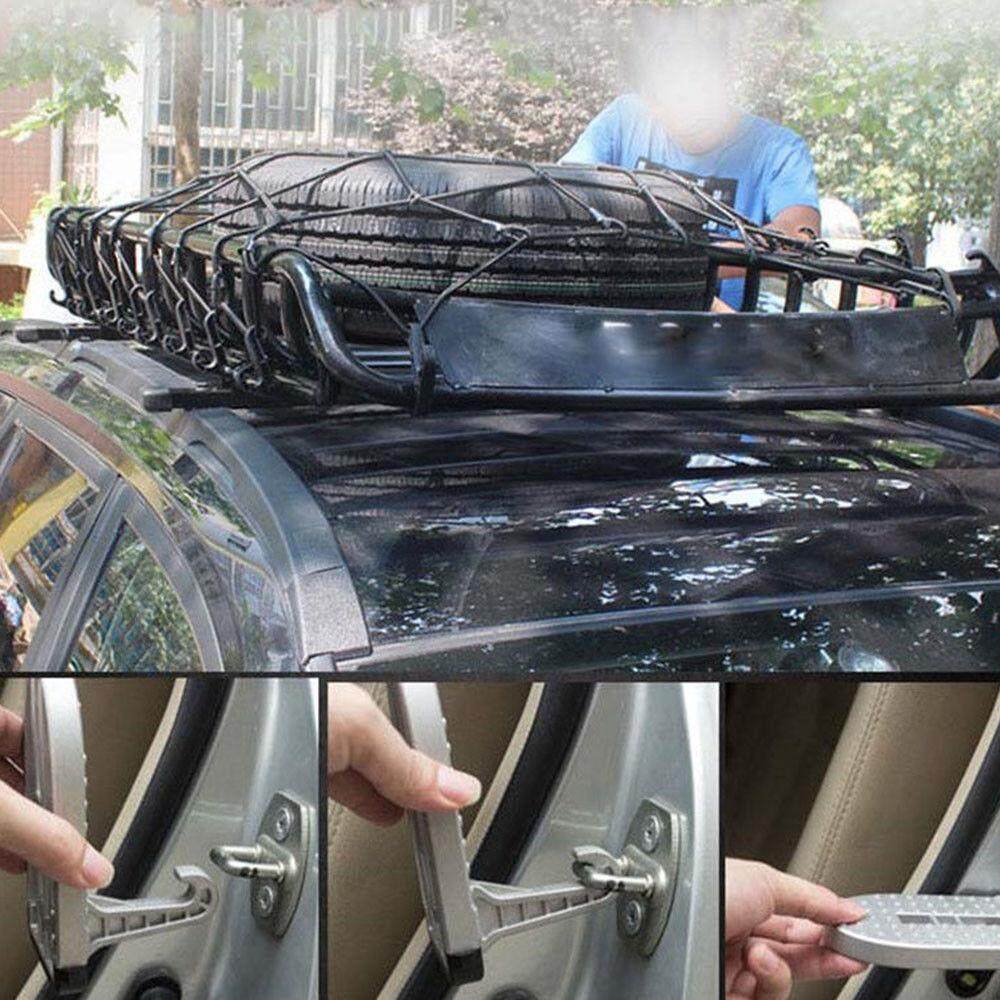 SUV Off-road Car Doorstep Roof Ladder Foot Stand Door Latch Step Rooftop Pedal