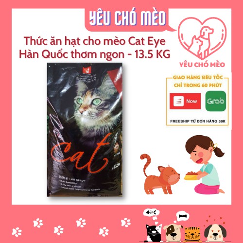 Thức Ăn Cho Mèo Catseye 13.5 Kg - Thức Ăn Mèo Mọi Lứa Tuổi