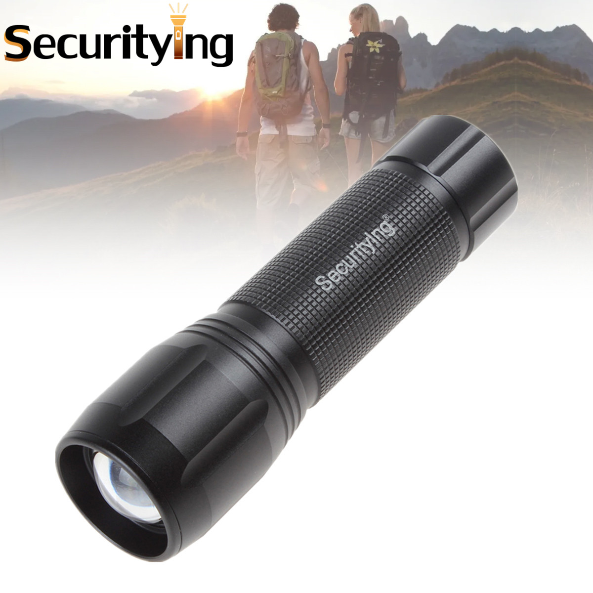 SecurityIng 270Lm XPG2 LED 3 Modes Mini Aluminum Alloy Flashlight Waterproof Torch Light