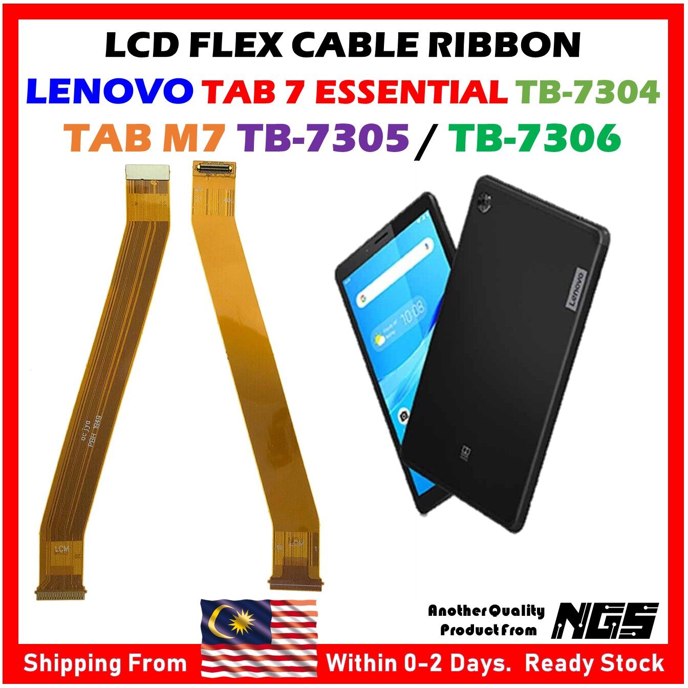 Nappe Flexible (ribbon Cable) Pour Lenovo G700, Référence 20696, D'occasion