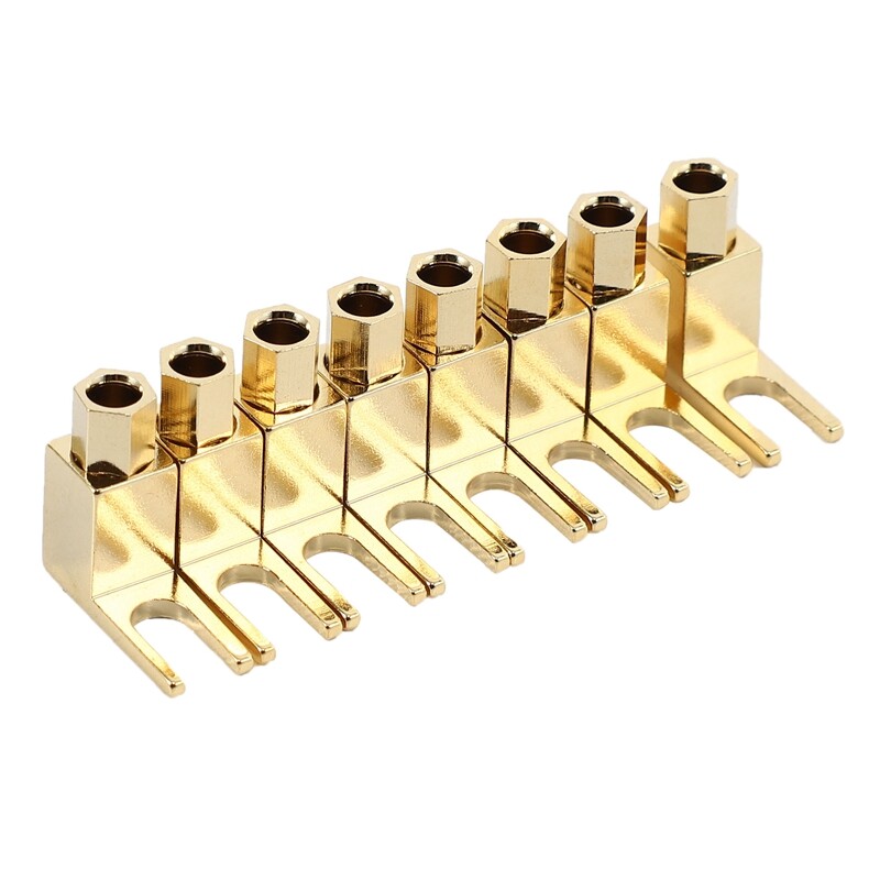 8 pcs total Hi-end Banana to Spade Adapter Plug/Speaker Cable Connector [Wy-yp01-8/Spade De L/8]