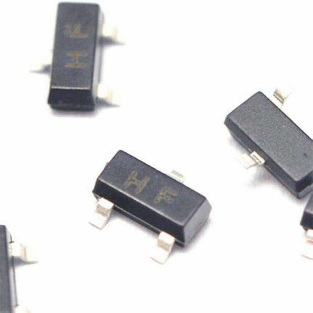 100pcs 2sc1815 c1815 hf 0.15a 50v npn sot-23 smd transistor