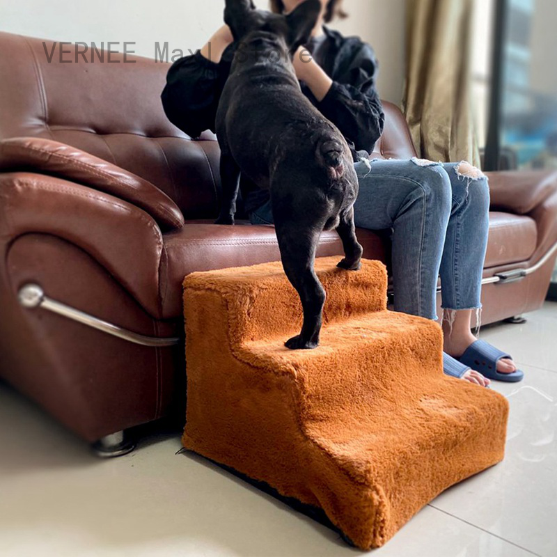 Cầu Thang Cho Thú Cưng Có Thể Giặt Được, Vỏ Bọc Bằng Vải Nhung Lông Cho Giường Sofa Cho Bậc Thềm Chó