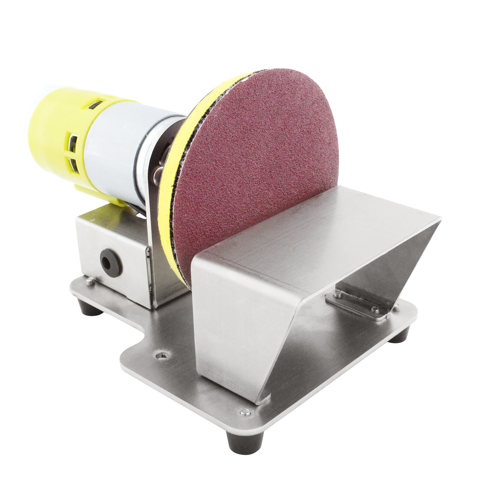 Smart Sensor Máy Đánh Bóng Xoay Chạy Điện Máy Chà Nhám Đĩa Bàn Với 7 Tốc Độ Thay Đổi 20 Đĩa Chà Nhám 3 Inch Để Đánh Bóng Mài Hoàn Thiện Gỗ Nhựa