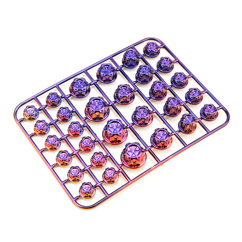 [Ready Stock] 30pcs Screw Nut Cover Cap Burnt Titanium Modification