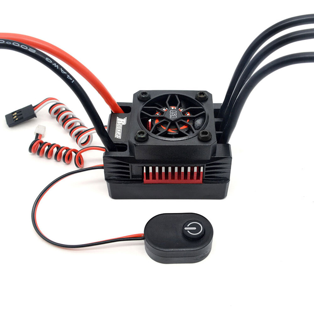 Máy Bơm Không Chổi Than Không Thấm Nước Rocket V2 Supersonic 45A 60A 80A ESC Thiết Bị Điều Khiển Tốc Độ Với 5.8V/5A BEC Cho Động Cơ 3650 Bộ Phận Xe Hơi Điều Khiển Từ Xa 1:10