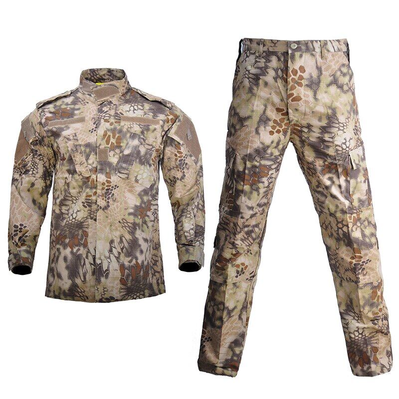 Men Jacket Pants US Army Suit Soldier Combat Shirts ACU Jungle Camouflage CP Tactical Clothing Disguise Uniform