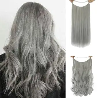 Medium Length Straight Hair Curly Hair Extension Hair Extension