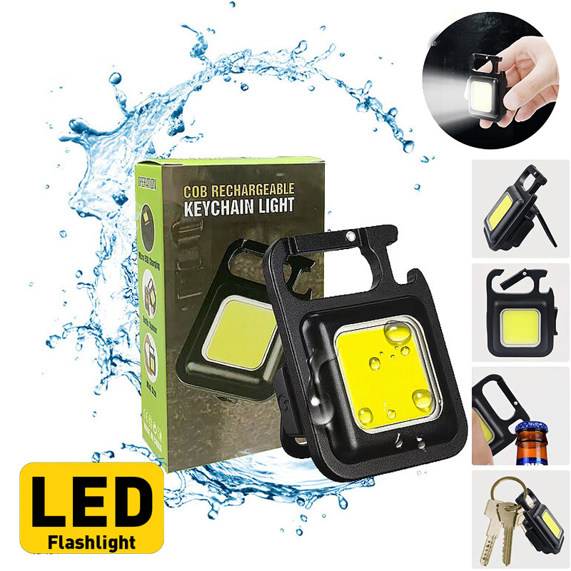Đèn Pin LED Sạc X-TIGER Đèn Mini Đèn Pin Bỏ Túi Cầm Tay Đèn Chìa Khóa Sạc USB Đèn Nhỏ Cắm Trại Ngoài Trời