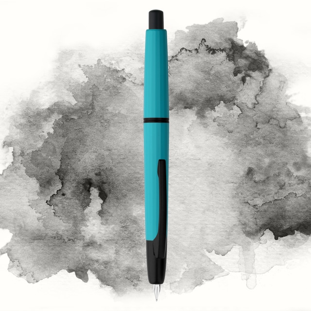 New style majohn a2 press resin fountain pen extra fine nib 0.4mm ink pen converter for writing christmas gift lighter than a1