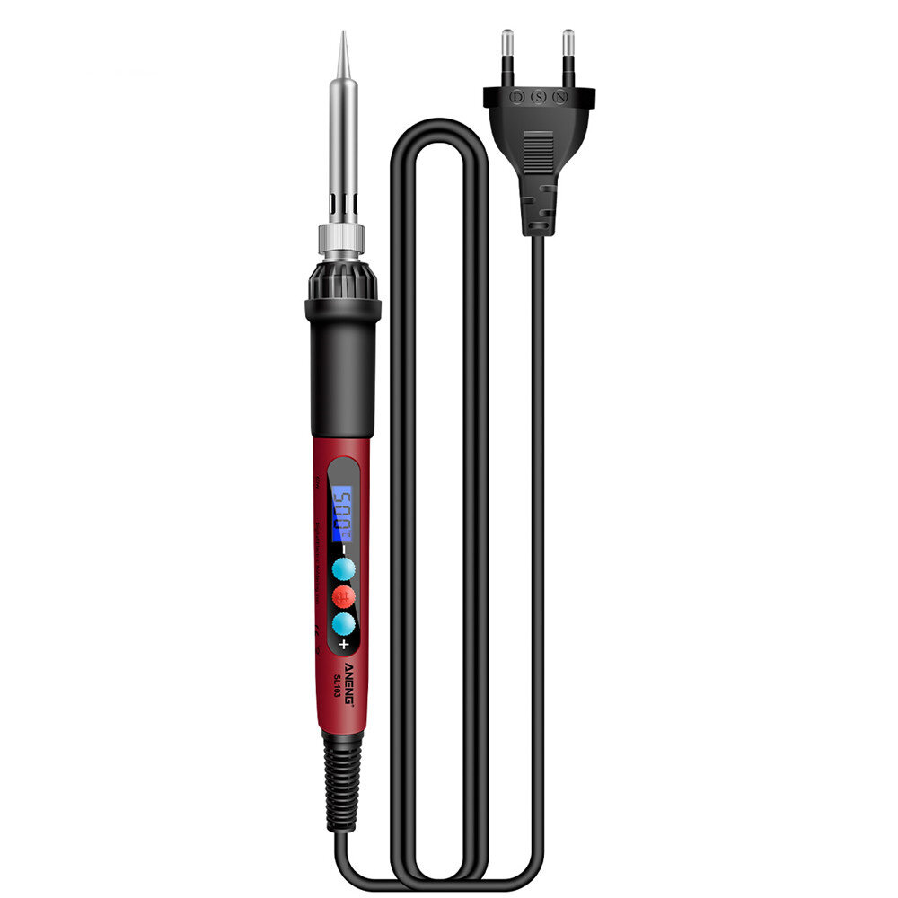Diymore SL103 60W Intelligent Digital Display Temperature Adjustable Ceramic Inner Thermal Core Electric Soldering Iron