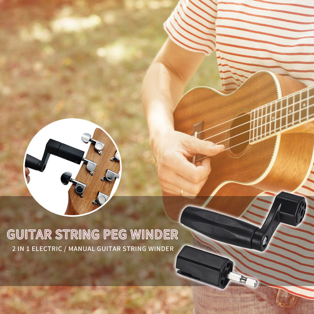 Guitar String Winder Cầu Pin Pin Kéo Kéo Tuốc Nơ Vít Điện Công Cụ Sửa Chữa Khoan Bit